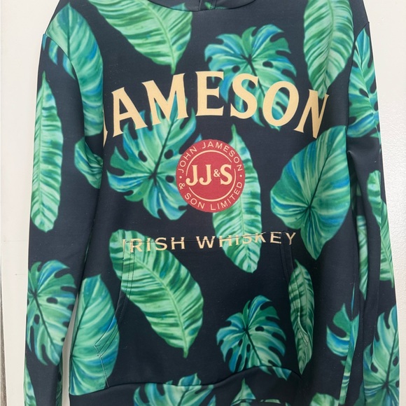 EUC Mens Jameson Irish Whisky Novelty Pull Over Hoodie Size Medium - Picture 1 of 5